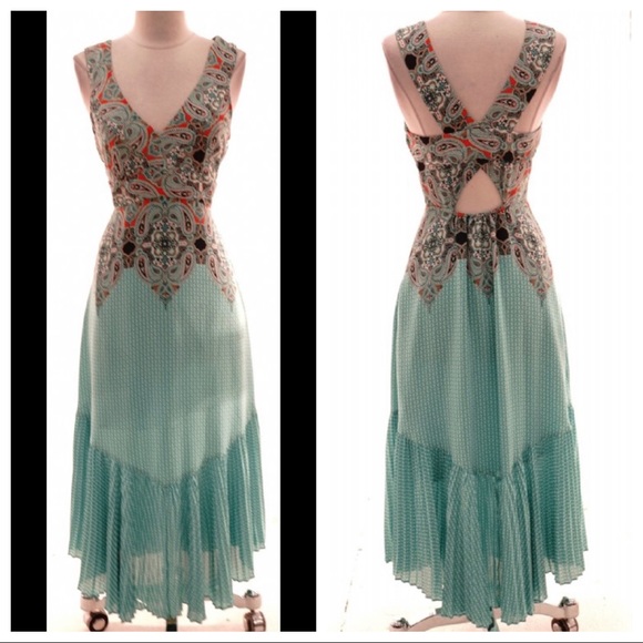 Anthropologie Dresses & Skirts - Anthro Maeve Canyon Creek Paisley Midi Dress 2